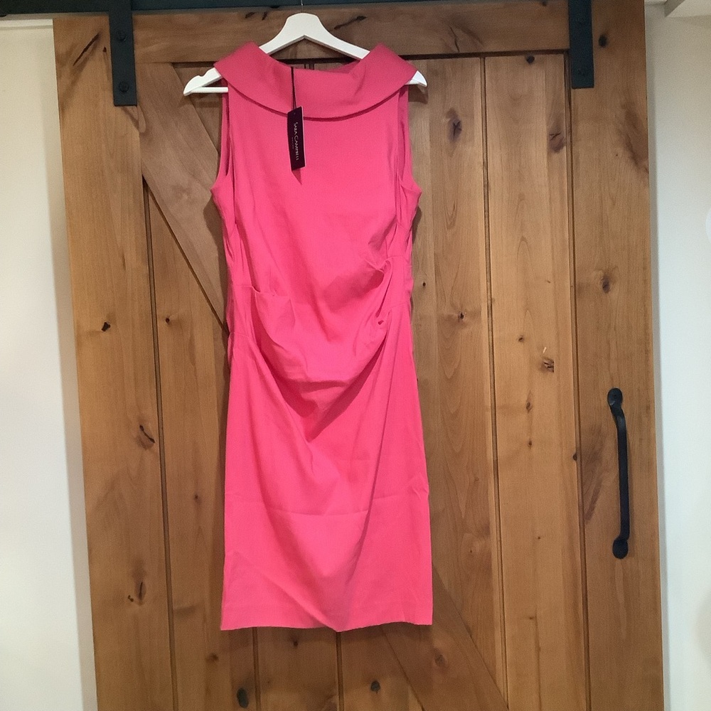 NWT Sara Campbell Stretch Linen Hoda Magic Dress